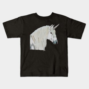 Unicorn Magic, Pure and True- Blue Kids T-Shirt